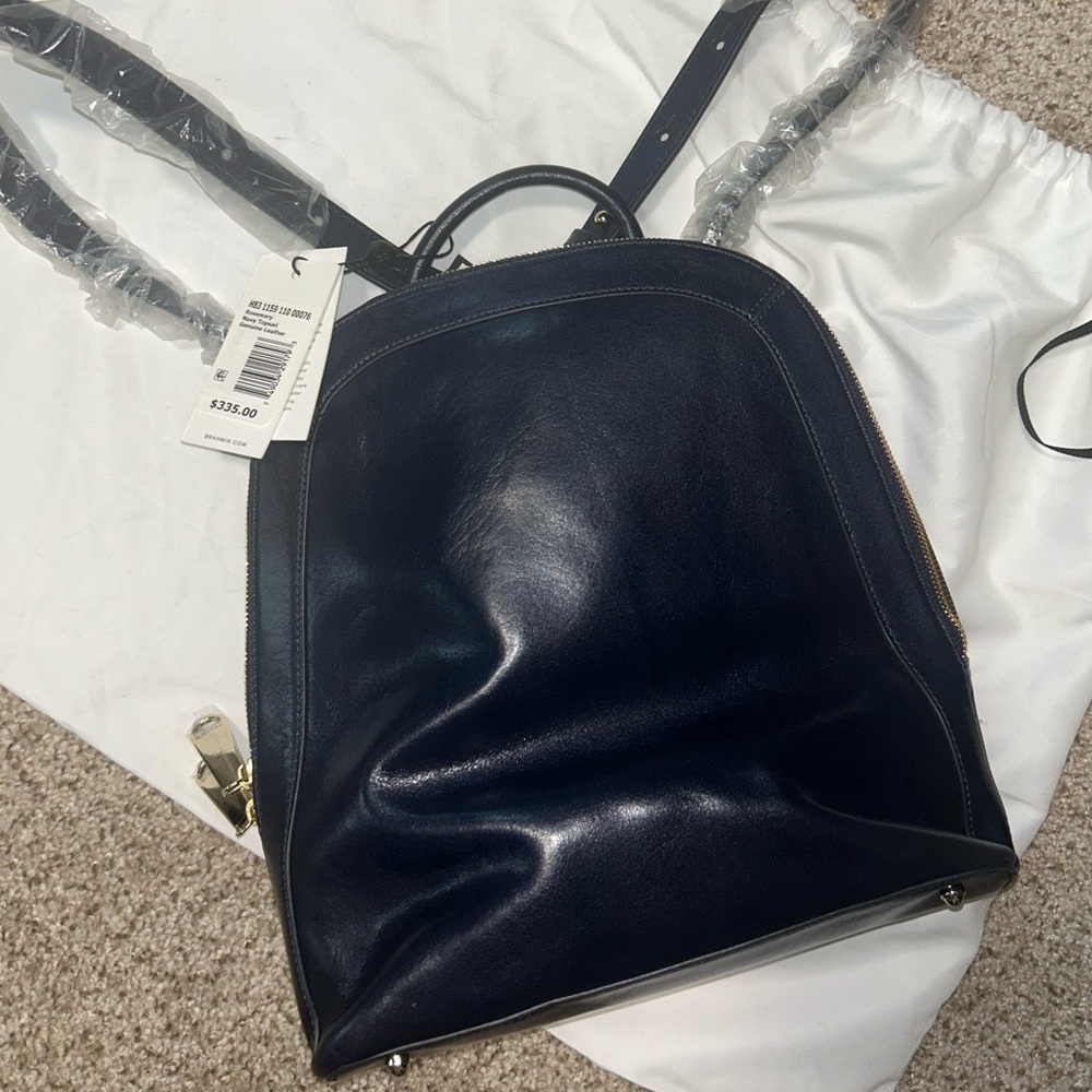Brahmin Rosemary backpack tote bag